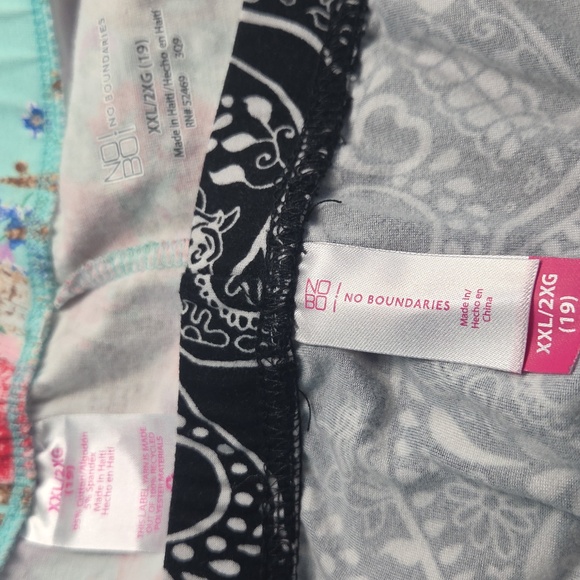 3 Set Leggings Crop Style Sugar Skulls Them - Picture 5 of 7